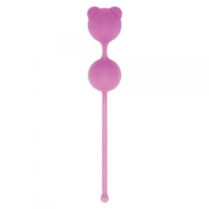 Розовые вагинальные шарики PUSSYNUT DOUBLE SILICONE