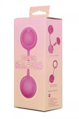 Розовые вагинальные шарики с вибрацией