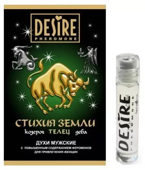 Мужские духи с феромонами DESIRE Телец - 5 мл.