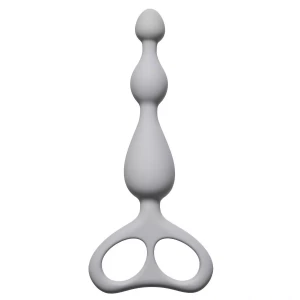 Серая анальная цепочка Ultimate Beads - 17 см.