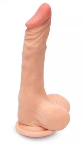 Фаллоимитатор с небольшой головкой - 20 см.
