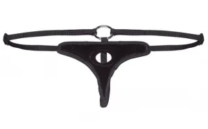 Трусики-стринги с отверстием для фиксации насадки