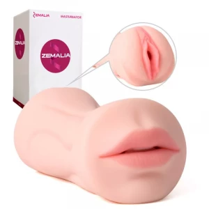 Двусторонний мастурбатор Debby - вагина и ротик