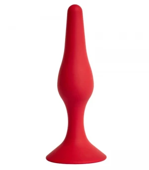 Бордовая анальная пробка Gravity M - 11 см.