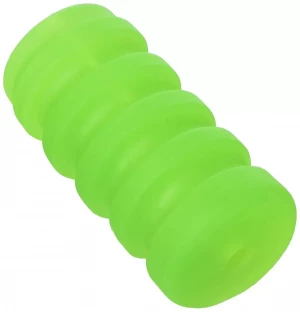 Зеленый мастурбатор с вибрацией Zolo Original Squeezable Vibrating Stroker