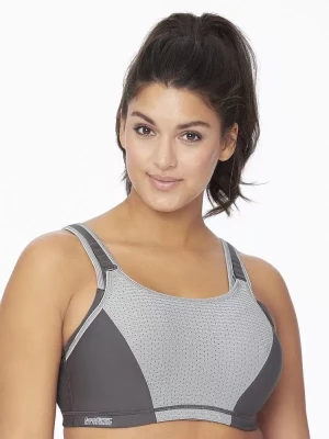 Спортивный бюстгальтер на каркасах с двухслойной чашкой