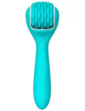 Зеленый вибратор-массажёр Rock  - 22,8 см.