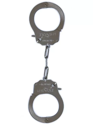 Металлические наручники Be Mine с парой ключей
