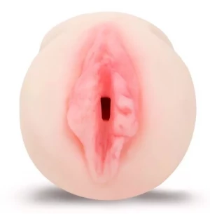 Телесный реалистичный мастурбатор-вагина с розовыми губками