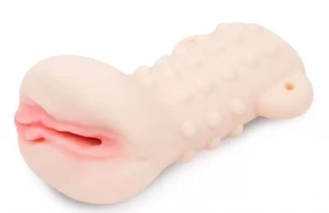 Телесный оригинальный мастурбатор-вагина