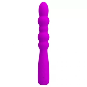 Лиловый гнущийся вибратор Monroe - 18,5 см.