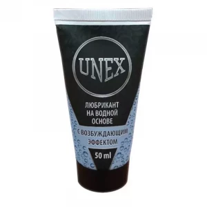 Лубрикант на водной основе с возбуждающим эффектом UNEX - 50 мл.