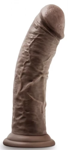 Коричневый фаллоимитатор 8 Inch Cock With Suction Cup - 20,3 см.