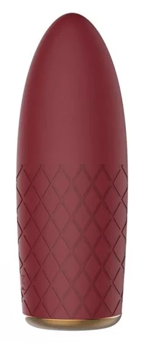 Бордовый клиторальный стимулятор Marly