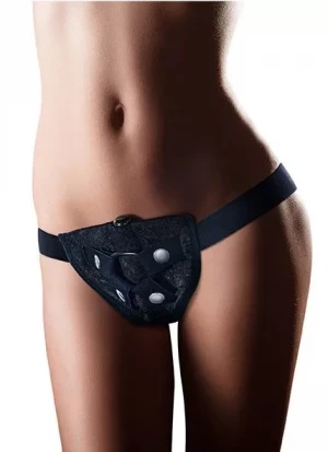 Черные трусики LOVELACE HARNESS