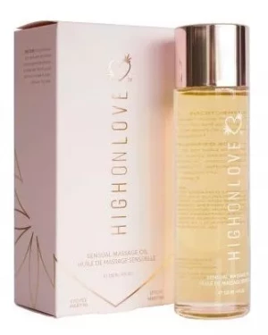 Массажное масло с ароматом мартини и личи High On Love Massage Oil Lychee Martini  - 120 мл.