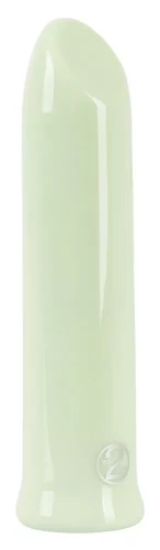Зеленая вибропуля Shaker Vibe - 10,2 см.