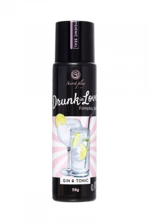 Интимный гель для сосков и интимных зон со вкусом джин-тоника - 58 гр.