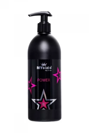 Возбуждающий лубрикант на водной основе MyLube POWER - 500 мл.
