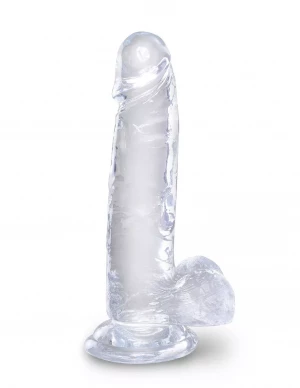 Прозрачный фаллоимитатор 7