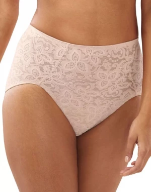 Высокие ажурные трусы-брифы Lace & Smooth Brief Shaper
