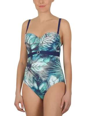 Слитный купальник с формованными чашками-бандо