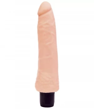 Телесный вибратор реалистичной формы - 17 см.
