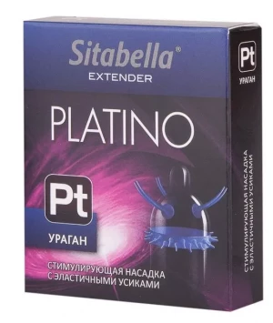 Стимулирующая насадка с усиками и шипиками Platino 