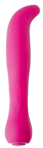 Ярко-розовый перезаряжаемый G-вибратор BAELLI - 12 см.