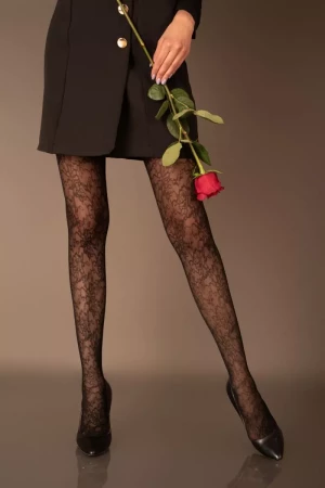 Оригинальные женские колготки Anisalan с цветочным узором