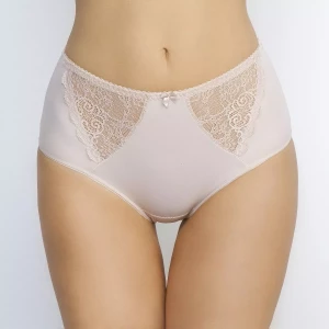 Трусы-макси с кружевными вставками-треугольниками