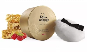 Съедобная пудра для тела с ароматом меда и клубники Sunset Wild Powder - 45 гр.