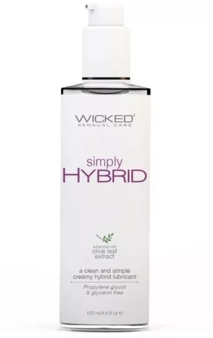Водно-силиконовый лубрикант Wicked Simply HYBRID - 120 мл.