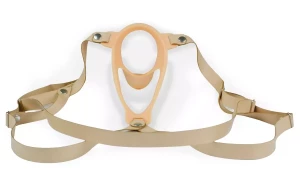 Телесный эректор-ложечка с фиксацией на ремешках MEN STYLE