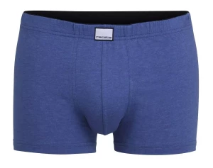 Синие меланжевые трусы-боксеры