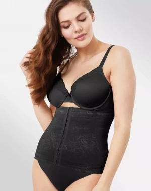 Корсетный пояс сильной степени коррекции с набивным рисунком